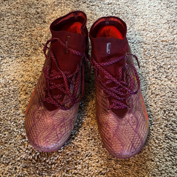 Nike Zoom Superfly 9 Elite KM FG Mbappe Dark Beetroot Mens Size 8 - Picture 2 of 9